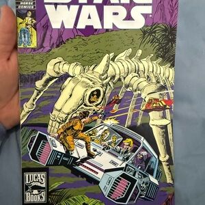 Star Wars Comic Book with Vibrant Cover Art